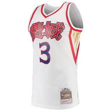 Load image into Gallery viewer, Men's Mitchell &amp; Ness Allen Iverson White Philadelphia 7ers  Chinese New Year Swingman Throwback Jersey  White