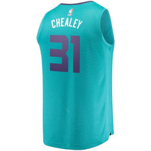 Load image into Gallery viewer, Men's Fanatics Branded Joe Chealey Teal Charlotte Hornets Fast Break Replica Jersey – Icon Edition  Aqua