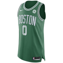 Load image into Gallery viewer, Men's Nike Jayson Tatum Green Boston Celtics Authentic Sponsor Patch Jersey – Icon Edition  Green