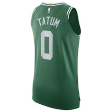Load image into Gallery viewer, Men's Nike Jayson Tatum Green Boston Celtics Authentic Sponsor Patch Jersey – Icon Edition  Green