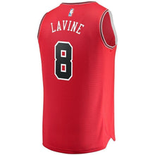 Load image into Gallery viewer, Men's Fanatics Branded Zach LaVine Red Chicago Bulls Fast Break Replica Jersey  Icon Edition  Red