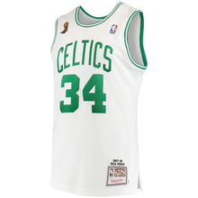 Load image into Gallery viewer, Men's Mitchell &amp; Ness Paul Pierce White Boston Celtics Home 7/ Hardwood Classics Authentic Jersey  White