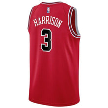 Load image into Gallery viewer, Men's Nike Shaquille Harrison Red Chicago Bulls Swingman Sponsor Patch Jersey – Icon Edition  Red