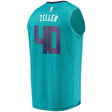 Load image into Gallery viewer, Men's Fanatics Branded Cody Zeller Teal Charlotte Hornets Fast Break Replica Player Jersey  Icon Edition  Aqua