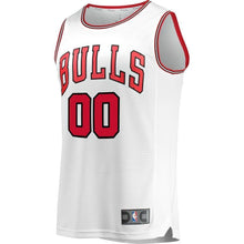 Load image into Gallery viewer, Men's Fanatics Branded White Chicago Bulls Fast Break Custom Replica Jersey  Association Edition  White