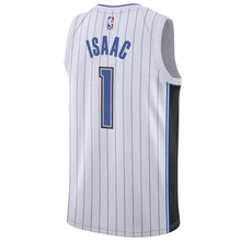 Load image into Gallery viewer, Men's Nike Jonathan Isaac White Orlando Magic Swingman Sponsor Patch Jersey  Association Edition  White
