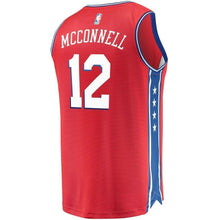 Load image into Gallery viewer, Men's Fanatics Branded T.J. McConnell Red Philadelphia 7ers Fast Break Replica Player Jersey  Statement Edition  Red