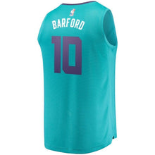 Load image into Gallery viewer, Men's Fanatics Branded Jaylen Barford Teal Charlotte Hornets Fast Break Replica Jersey – Icon Edition   Aqua
