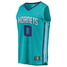 Load image into Gallery viewer, Men's Fanatics Branded Miles Bridges Teal Charlotte Hornets  NBA Draft First Round Pick Fast Break Replica Jersey – Icon Edition  Aqua